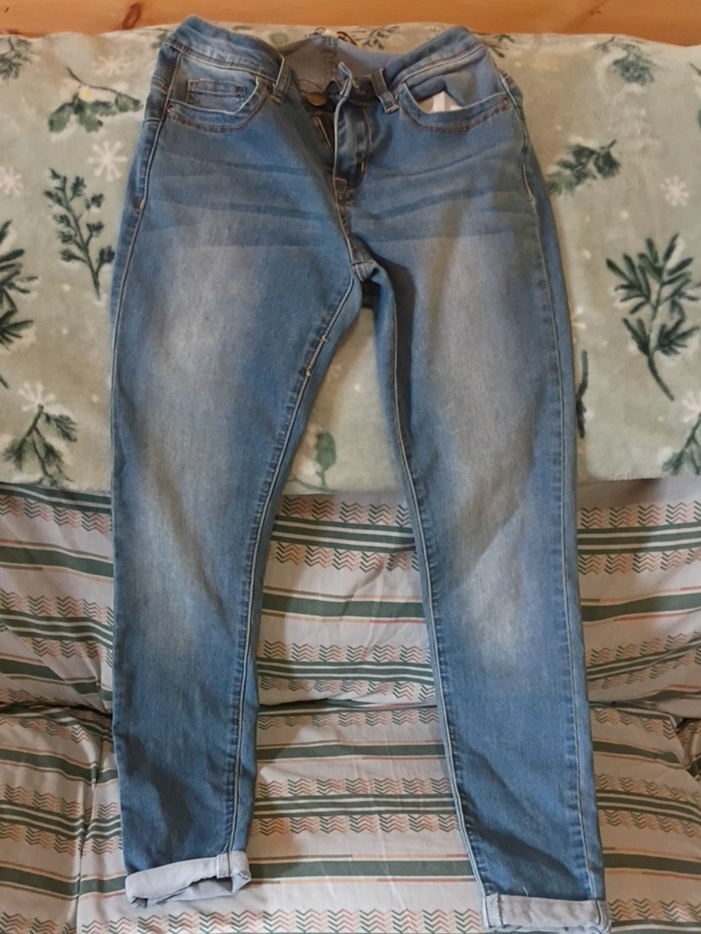 Hot Kiss Light Blue Boyfriend Jeans